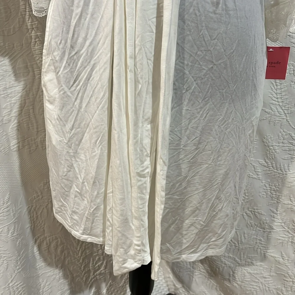 Kate Spade lace trim Mrs robe, size‎ XS/S, NWT